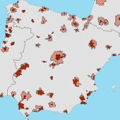 Mapa de poblaciones españolas