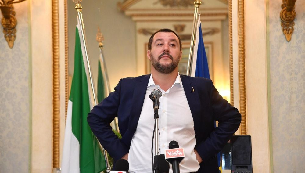 El ministro de Interior de Italia y líder de la ultraderechista Liga, Matteo Salvini