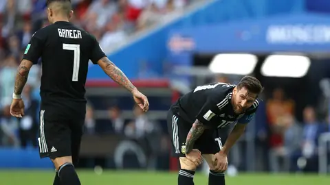 Messi se lamenta Messi se lamenta