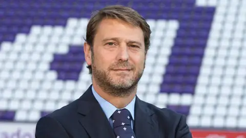 El presidente del Valladolid, Carlos Suárez. El presidente del Valladolid, Carlos Suárez.