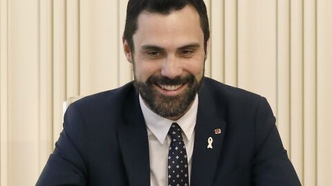 El presidente del Parlament, Roger Torrent