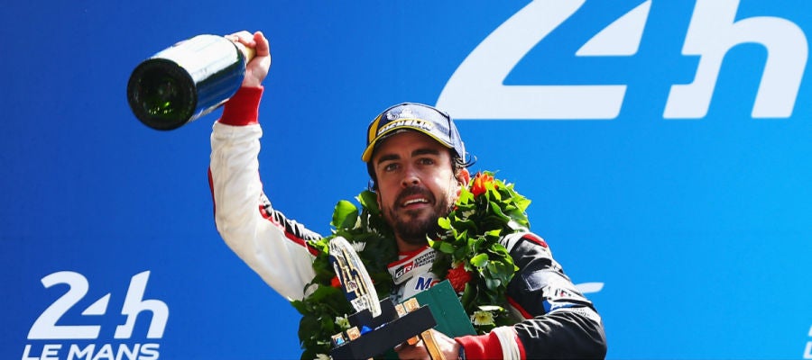 Fernando Alonso, en Le Mans Fernando Alonso, en Le Mans