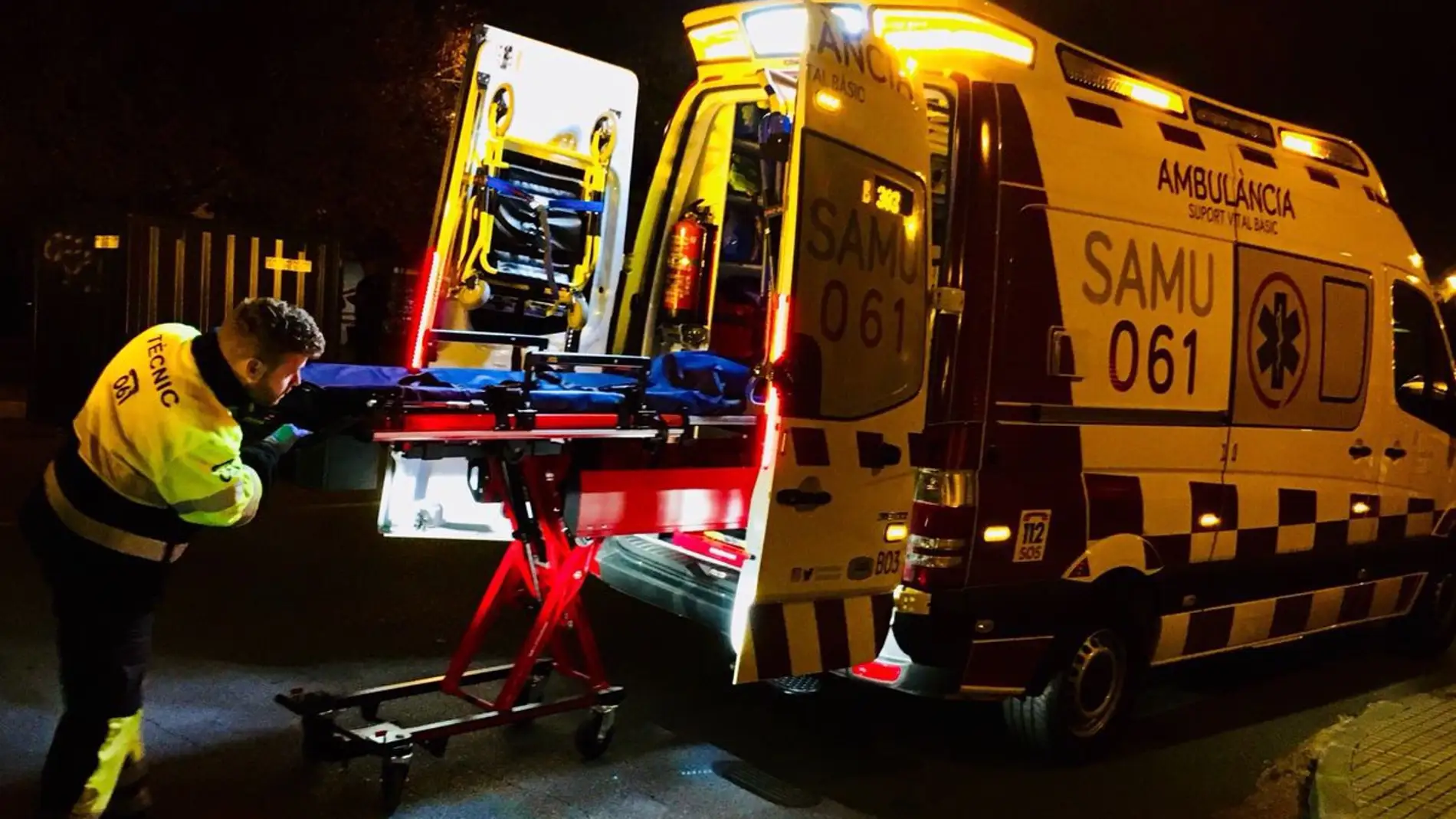 Imagen de archivo de un ambulancia del SAMU 061