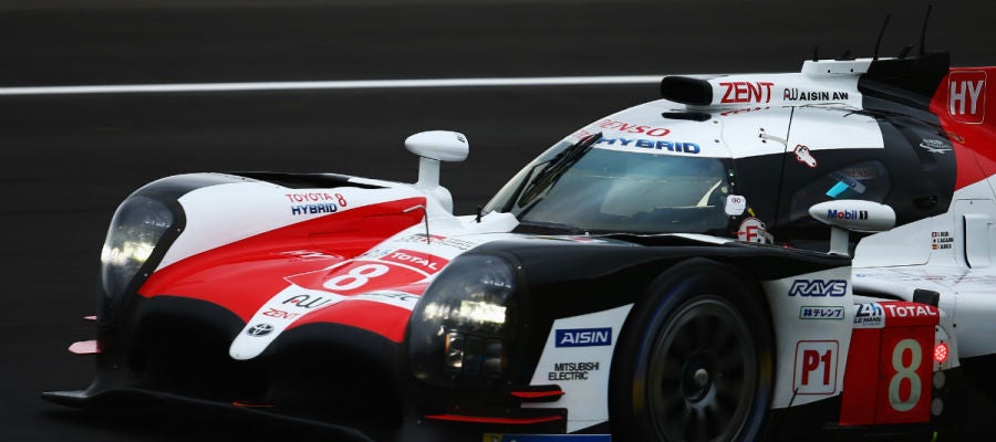 El Toyota número 8 de Fernando Alonso en Le Mans El Toyota número 8 de Fernando Alonso en Le Mans
