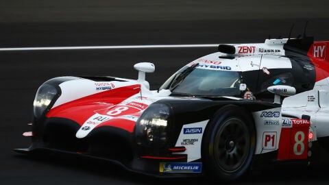 El Toyota n&uacute;mero 8 de Fernando Alonso en Le Mans