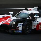 El Toyota número 8 de Fernando Alonso en Le Mans