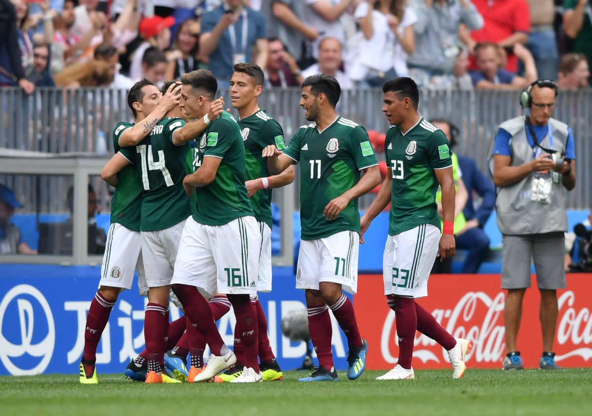 <p>México sorprende a la contra a la campeona Alemania con un golazo de Lozano</p> <p>México sorprende a la contra a la campeona Alemania con un golazo de Lozano</p>