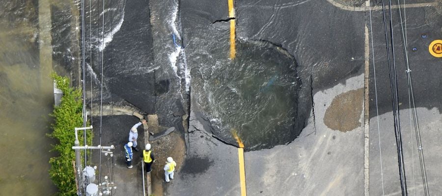 Terremoto en Japón de 6,1 grados Terremoto en Japón de 6,1 grados