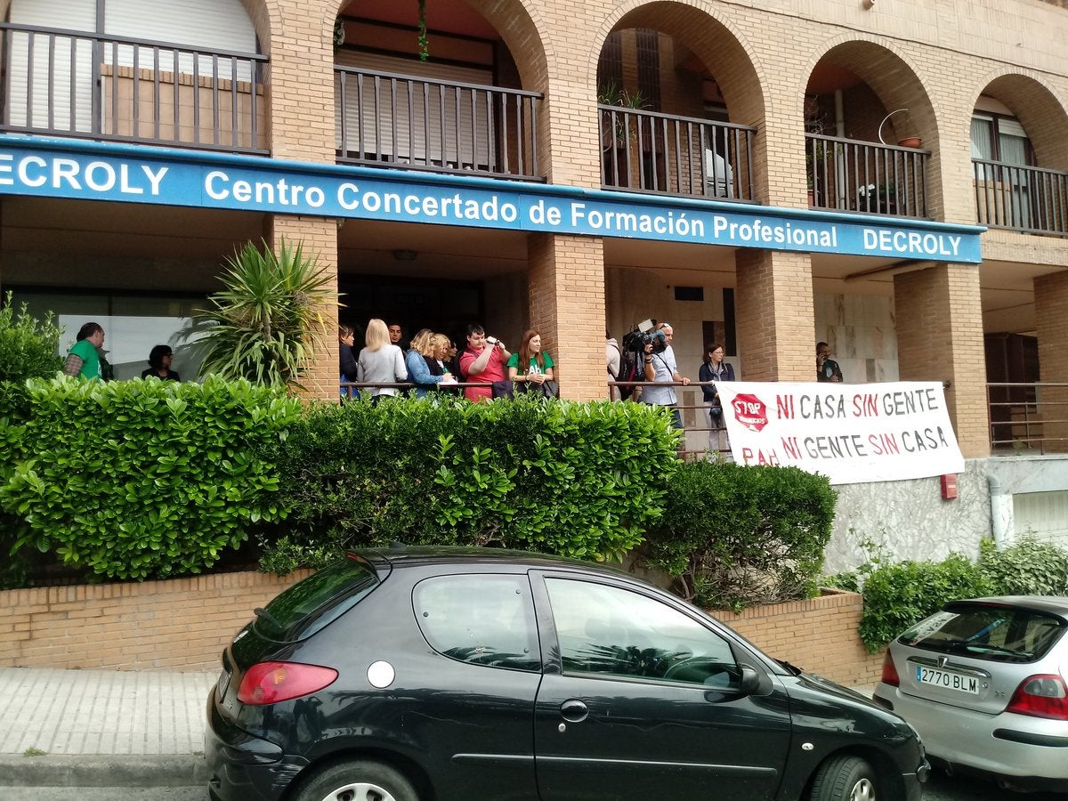 Paralizado un desahucio en Santander Paralizado un desahucio en Santander
