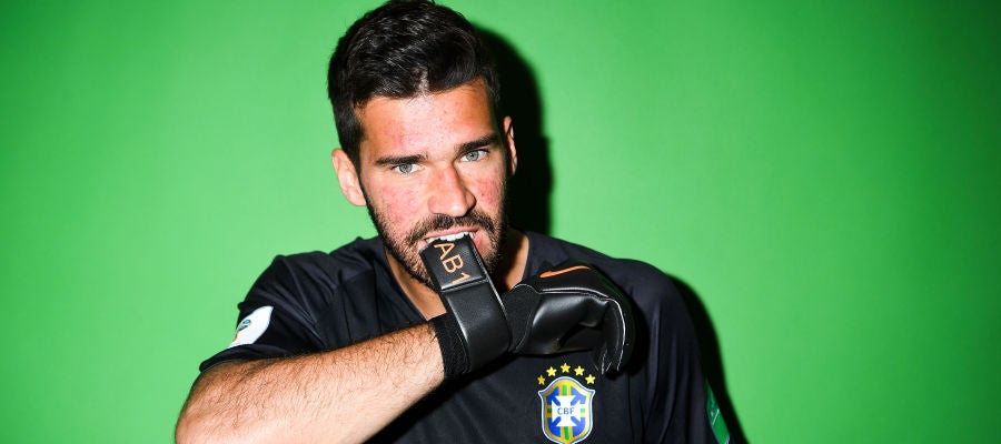 Alisson, portero de Brasil en el Mundial de Rusia Alisson, portero de Brasil en el Mundial de Rusia
