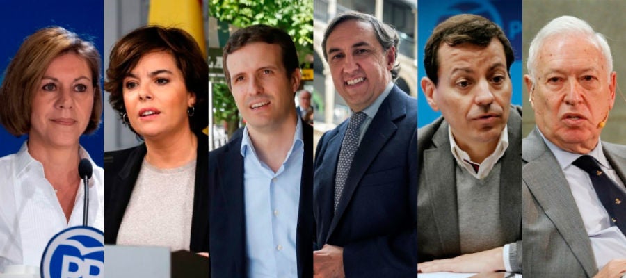 Candidatos para liderar el PP Candidatos para liderar el PP