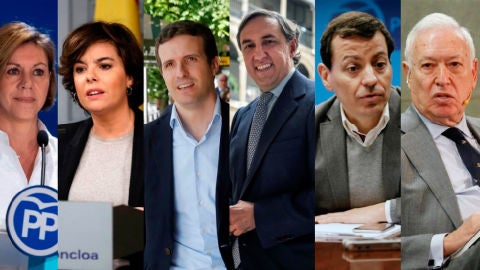 Candidatos para liderar el PP