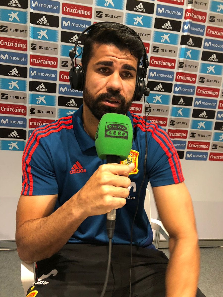 Diego Costa: "Firmaría una final Brasil-España, hacer un buen partido y ganar" Diego Costa: "Firmaría una final Brasil-España, hacer un buen partido y ganar"