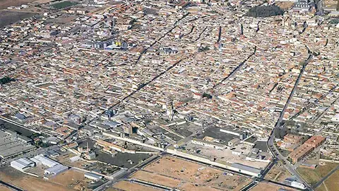 Vista aérea de Pedro Muñoz Vista aérea de Pedro Muñoz