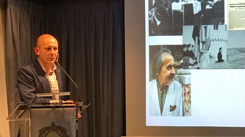 Juancho del Barrio imparti&oacute; una conferencia en el Colegio de M&eacute;dicos