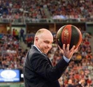 El entrenador del Real Madrid, Pablo Laso. El entrenador del Real Madrid, Pablo Laso.