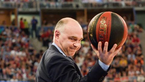 El entrenador del Real Madrid, Pablo Laso. 