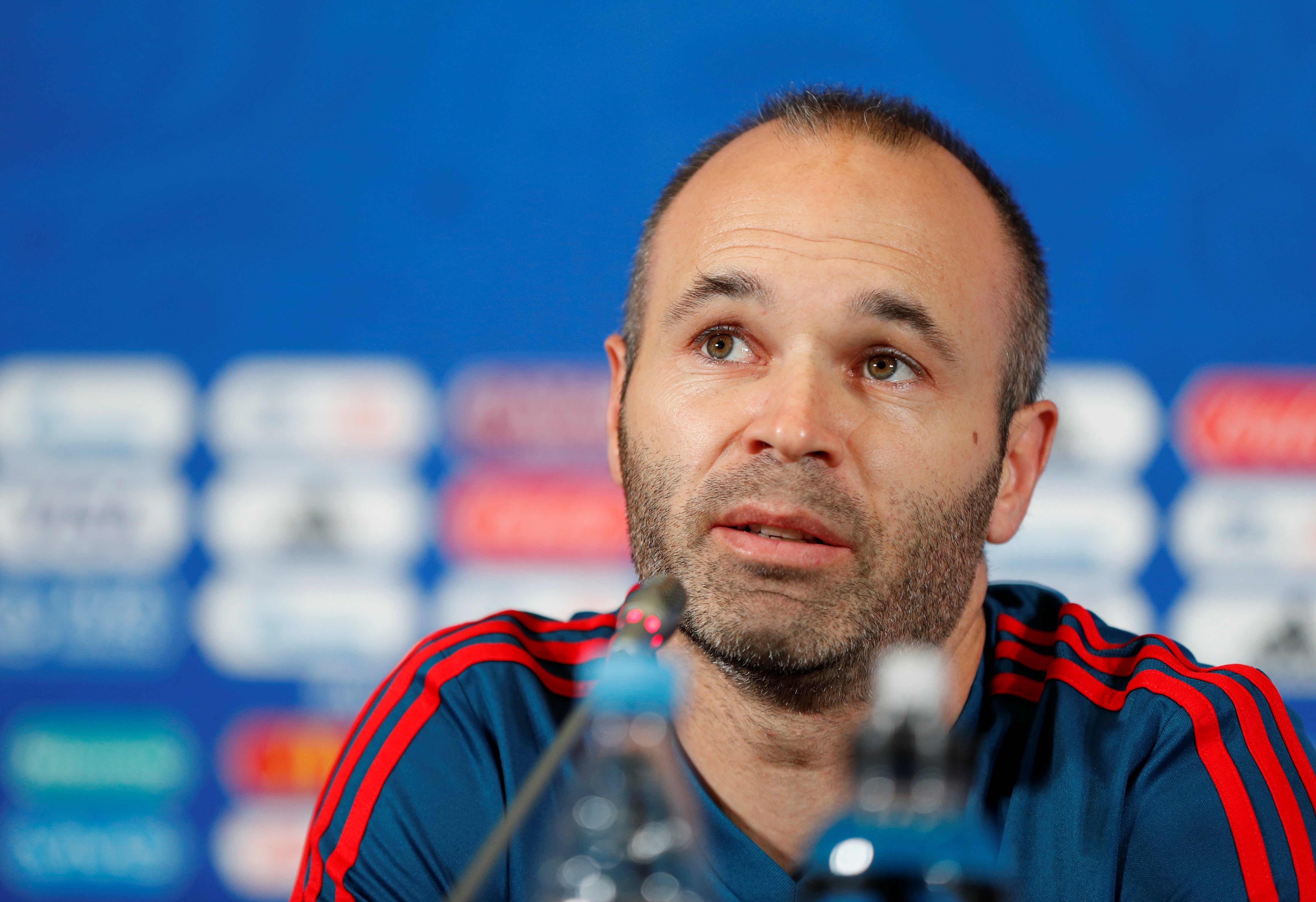 <p>Andrés Iniesta: "Irán tiene una gran defensa y ante ellos jugaremos una final"</p> <p>Andrés Iniesta: "Irán tiene una gran defensa y ante ellos jugaremos una final"</p>