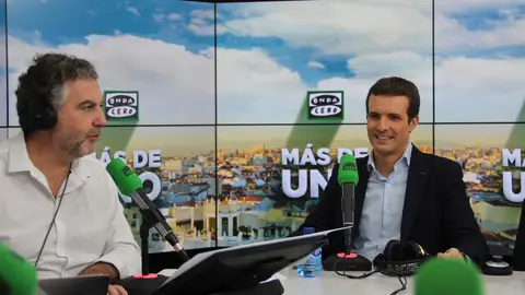 Carlos Alsina y Pablo Casado Carlos Alsina y Pablo Casado