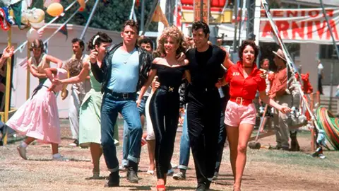 Los protagonistas de 'Grease' Los protagonistas de 'Grease'