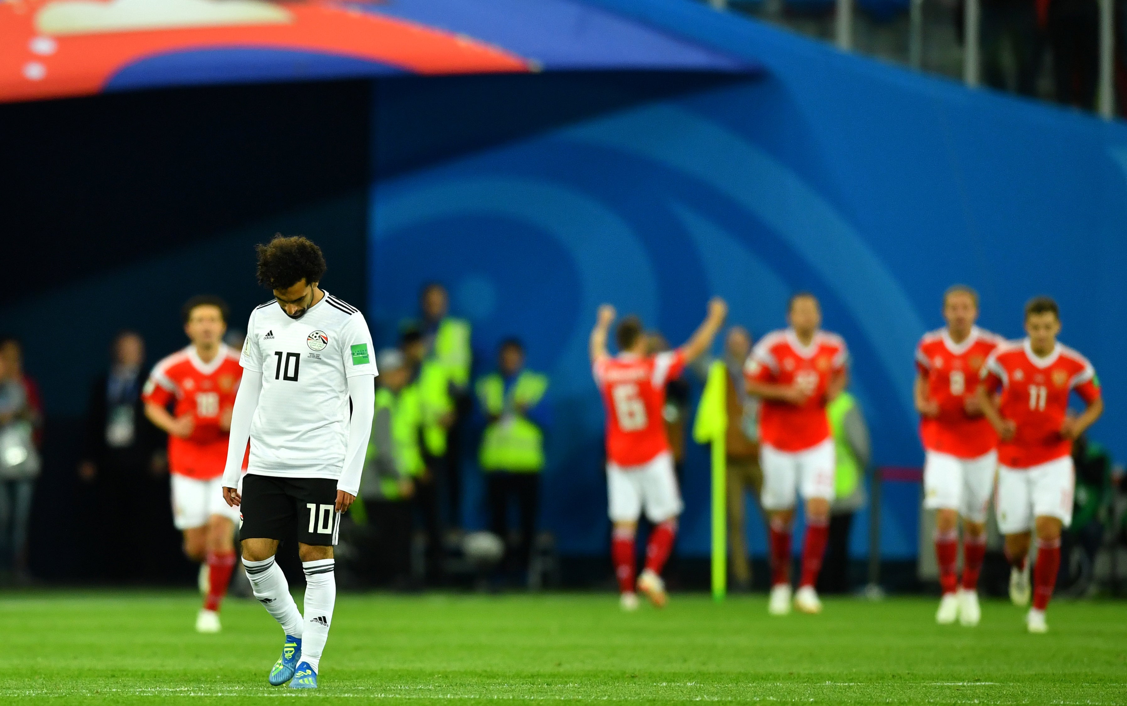 Rusia 3-1 Egipto | Rusia se acerca a octavos de final y deja a Egipto al borde de la eliminación Rusia 3-1 Egipto | Rusia se acerca a octavos de final y deja a Egipto al borde de la eliminación