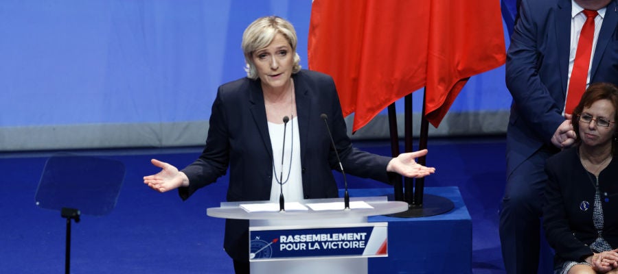 La eurodiputada ultraderechista, Marine Le Pen La eurodiputada ultraderechista, Marine Le Pen