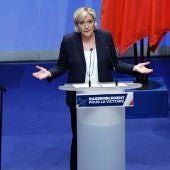 La eurodiputada ultraderechista, Marine Le Pen