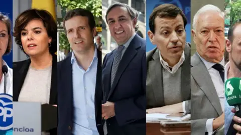 Candidatos a liderar el PP Candidatos a liderar el PP