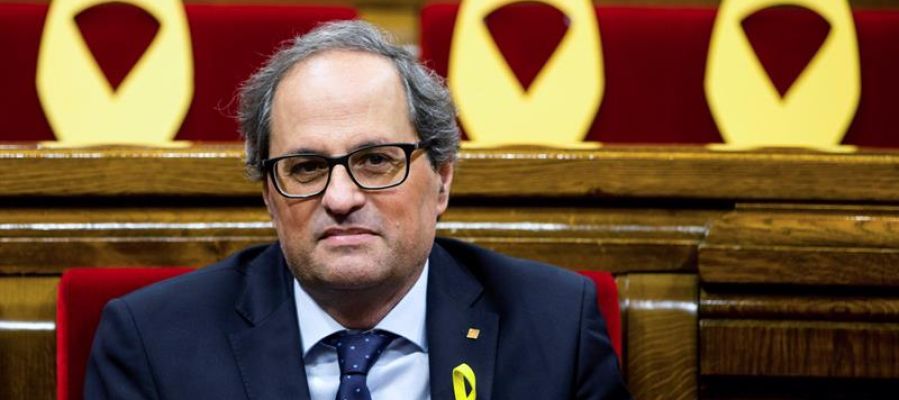 El presidente de la Generalitat Quim Torra El presidente de la Generalitat Quim Torra