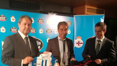 Presentaci&oacute;n del nuevo entrenador del D&eacute;por