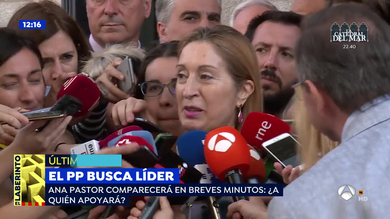 Ana Pastor: "Quiero dar las gracias a los militantes que me han transmitido su apoyo, no me puedo presentar por responsabilidad" Ana Pastor: "Quiero dar las gracias a los militantes que me han transmitido su apoyo, no me puedo presentar por responsabilidad"