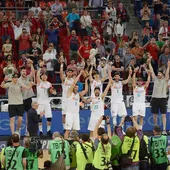 El Real Madrid, campeón de la Liga Endesa. El Real Madrid, campeón de la Liga Endesa.