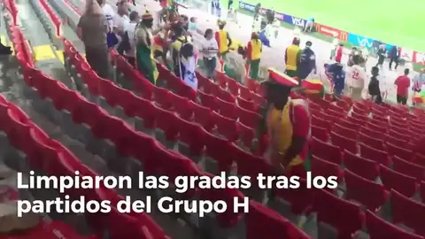 Ganaron dentro y fuera del campo: todo el mundo habla del gran ejemplo de los aficionados de Japón y Senegal Ganaron dentro y fuera del campo: todo el mundo habla del gran ejemplo de los aficionados de Japón y Senegal