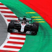 Lewis Hamilton, en el trazado de Spielberg