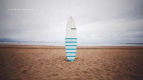 Fotograf&iacute;a tabla de surf