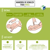 Maniobra Heimlich para menores de un año Maniobra Heimlich para menores de un año