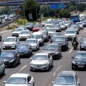 Estado del tráfico en la Nacional I, carretera de Burgos, en sentido salida de Madrid