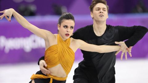 La patinadora, Sara Hurtado. 