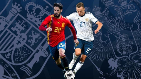 Espa&ntilde;a vs Rusia, duelo de octavos de final del Mundial de Rusia
