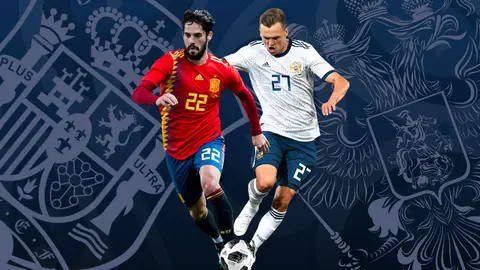 España vs Rusia, duelo de octavos de final del Mundial de Rusia España vs Rusia, duelo de octavos de final del Mundial de Rusia