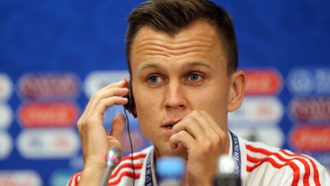 Denis Ch&eacute;ryshev, en rueda de prensa