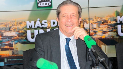 Federico Mayor Zaragoza durante una entrevista en Onda Cero