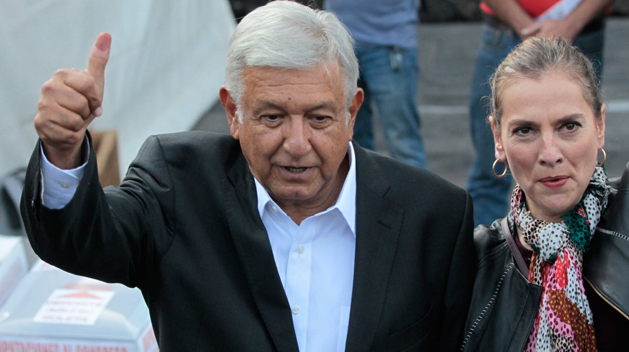 López Obrador declara su victoria como presidente de México López Obrador declara su victoria como presidente de México