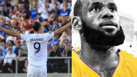 Ibrahimovic y LeBron