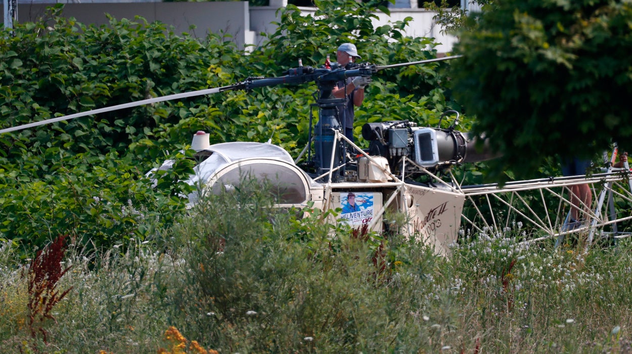 Espectacular fuga en helicóptero de uno de los presos más famosos de Francia Espectacular fuga en helicóptero de uno de los presos más famosos de Francia