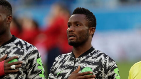 Obi Mikel en el Mundial de Rusia