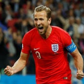 Harry Kane celebra su gol con Inglaterra