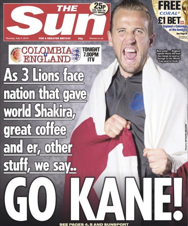 La provocadora portada de 'The Sun' que indigna a Colombia: "Tienen otras cosas" La provocadora portada de 'The Sun' que indigna a Colombia: "Tienen otras cosas"