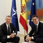 El presidente del Gobierno, Pedro Sánchez, se reúne con el secretario general de la OTAN, Jens Stoltenberg