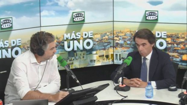 Aznar no recuerda haber puesto a un diputado popular al frente de RTVE en su etapa